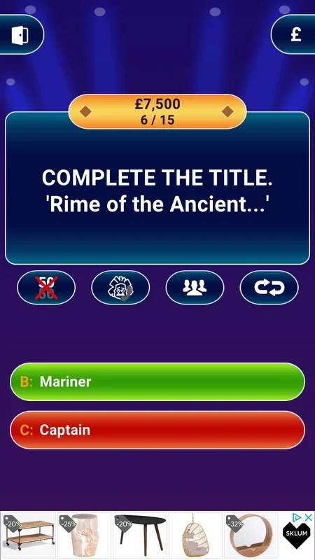 MILLIONAIRE TRIVIA Game Quiz for Android - Test Your Knowledge