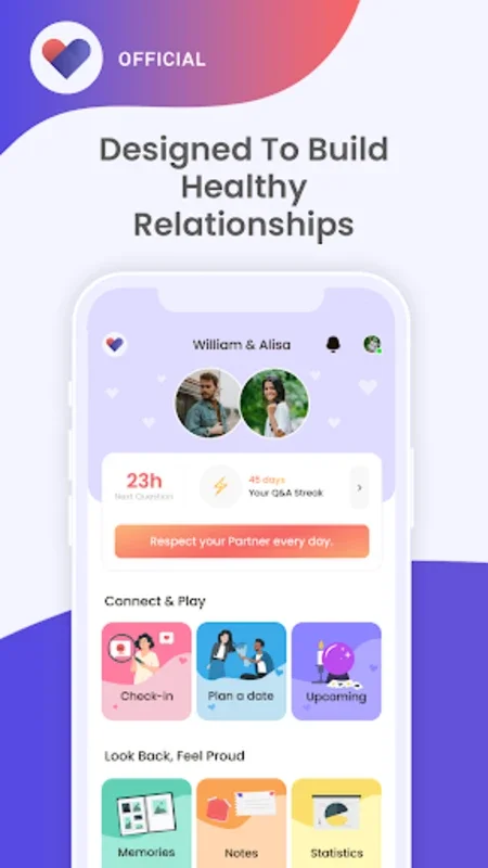 Official: The Relationship App for Android - Enhance Intimacy