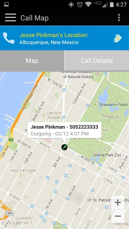 Call Locations for Android - Seamless Call History