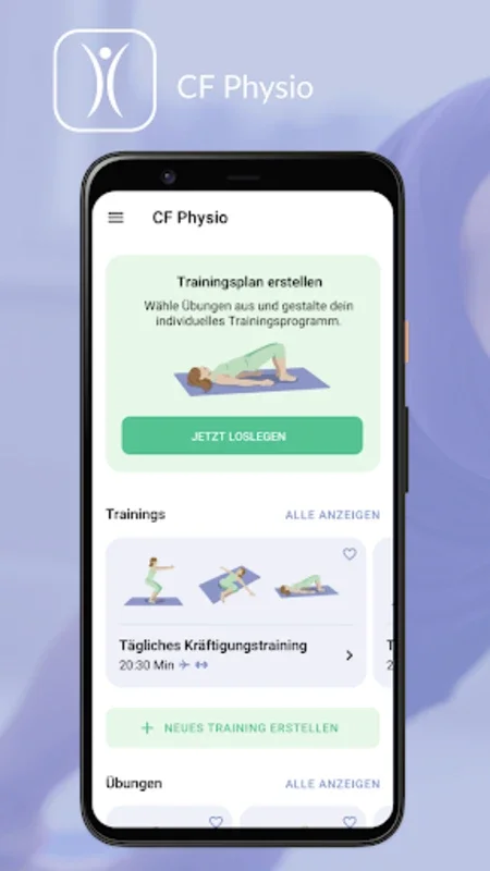 CF Physio for Android: Personalized CF Exercise App