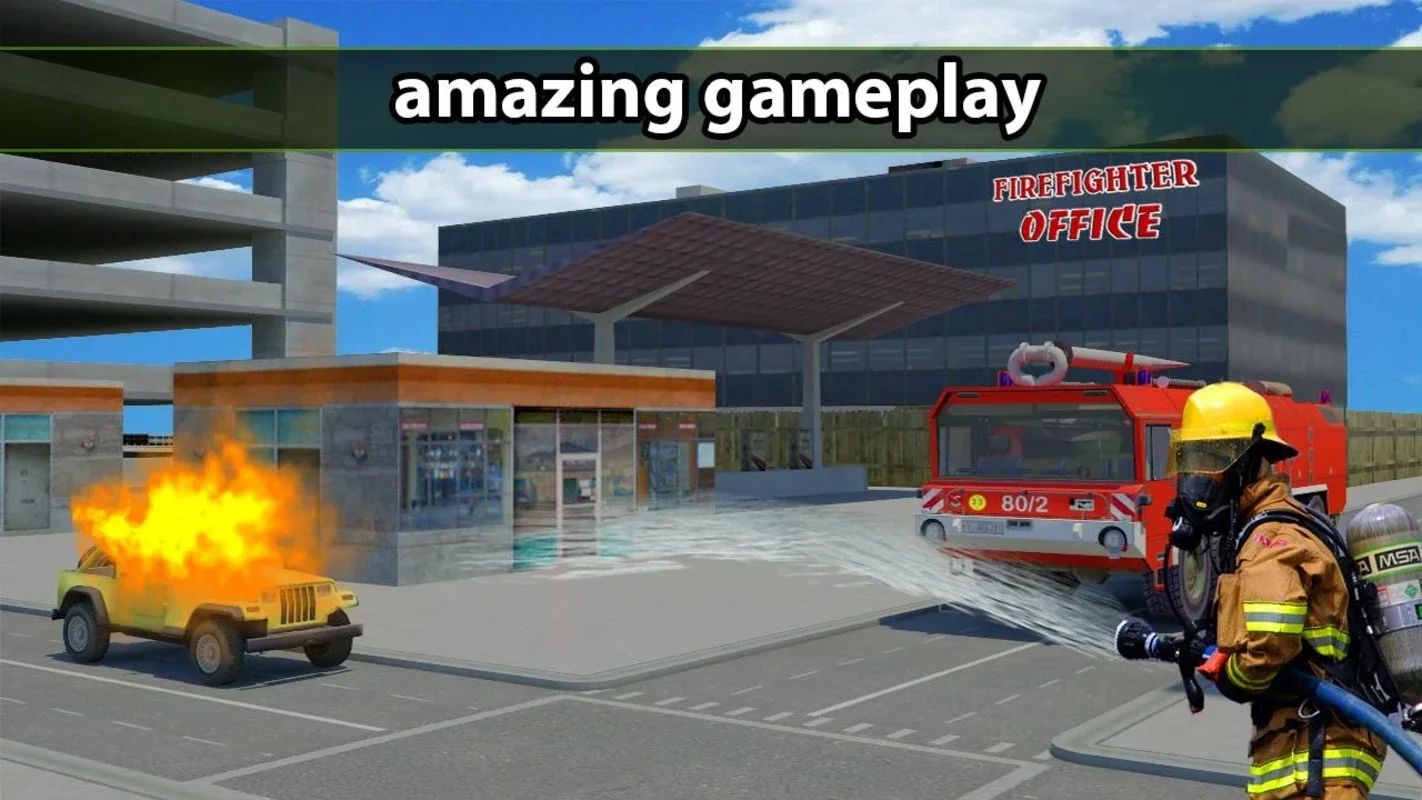 Fire Fighter Emergency Truck for Android - Thrilling Firefighting Game