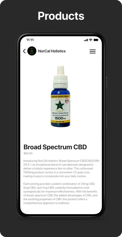 NorCal Holistics on Android: Premier Cannabis Service