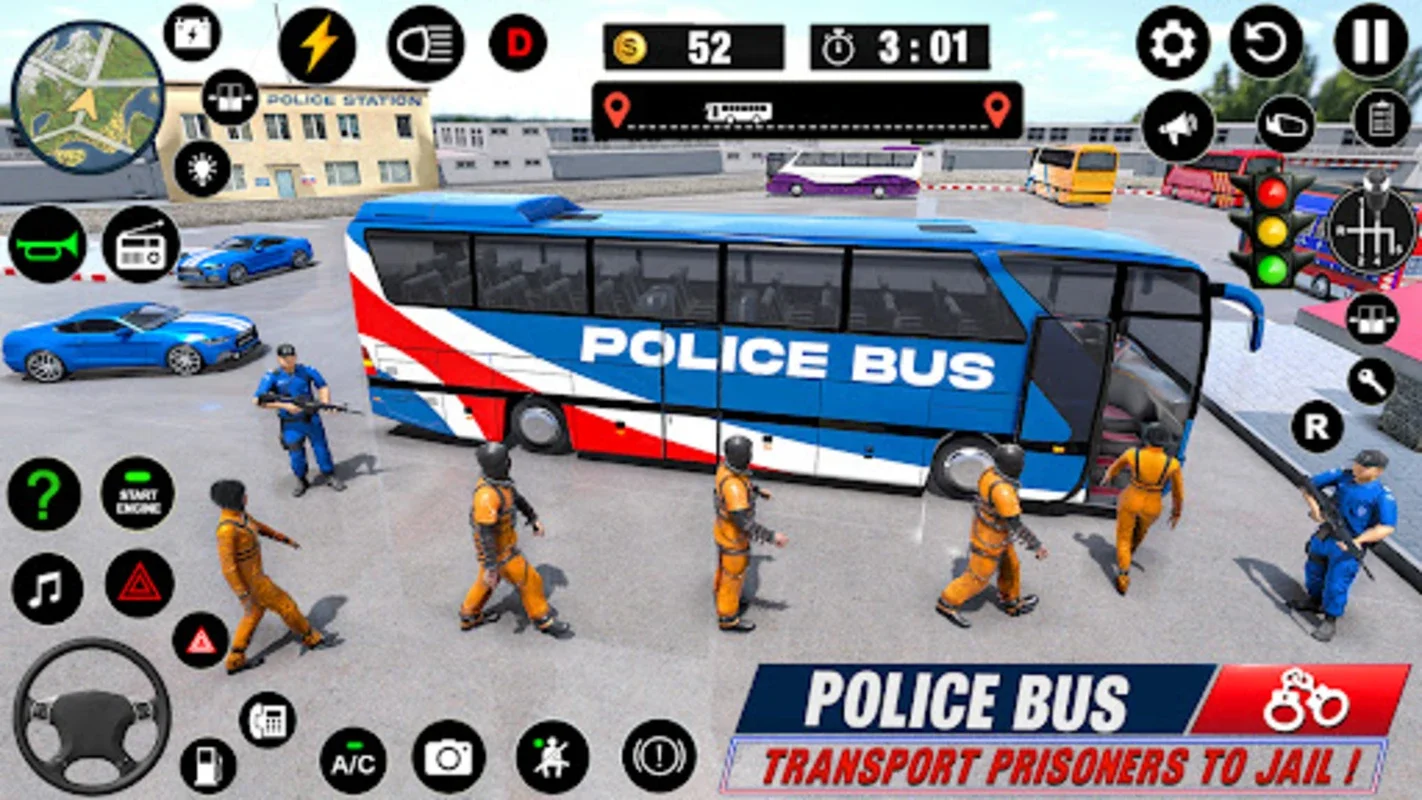 Police Bus Simulator Bus Games for Android - Realistic Police Bus Driving