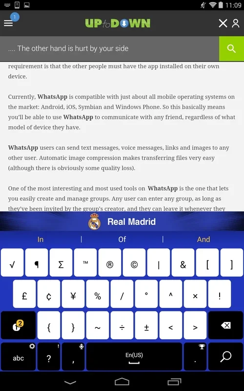 Real Madrid Official Keyboard for Android - Enhance Your Typing