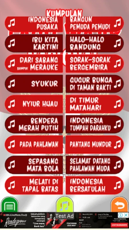 Lagu Wajib Nasional for Android - Explore Patriotic Melodies