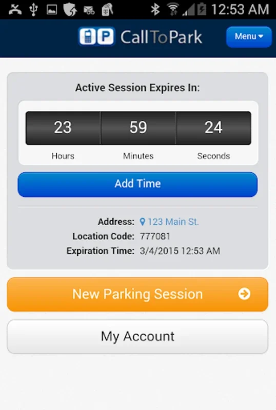 CallToPark for Android - Simplify Parking Payments