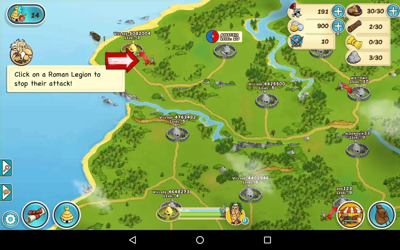 Asterix and Friends for Android - Defend Gaul