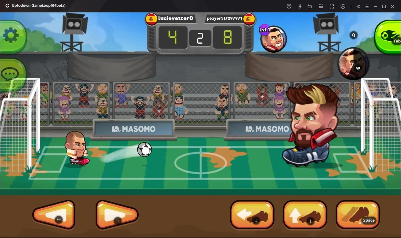 Head Ball 2 - Online Soccer (Gameloop) for Windows: Fun 1v1 Duels