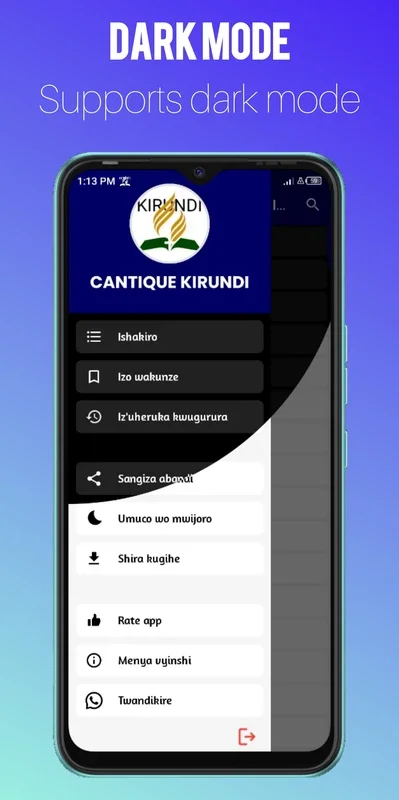 Quantique kirundi adventiste indirimbo for Android - Rich Hymnal App