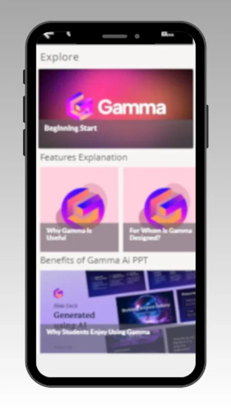 Gamma Presentation Ai Hints for Android - Enhanced Presentation Design