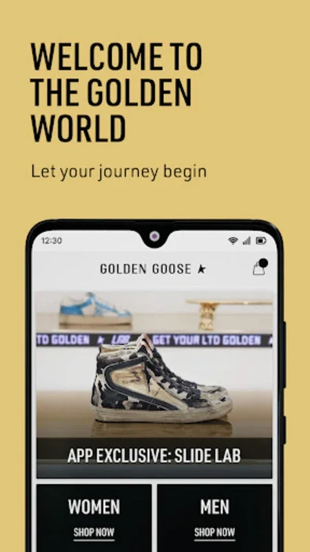 Golden Goose Passport for Android - Luxury Fashion Shopping