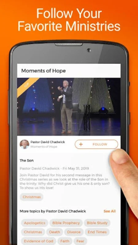 LightSource - Sermon Video Pod for Android: Engaging Sermons