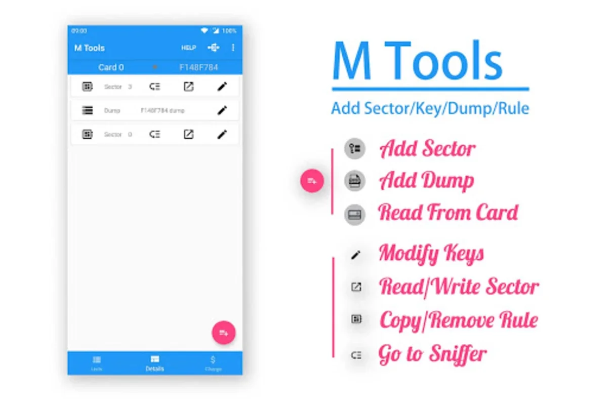 MTools - Mifare ACR122 PN532 for Android - No Download Needed