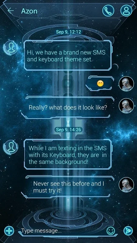 Future for Android - Customize Messaging Themes