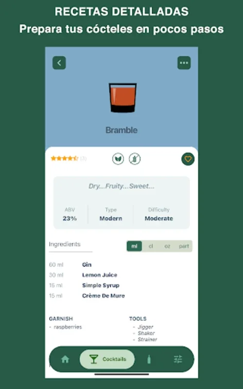 Mishela Cócteles for Android - Simplify Cocktail Crafting