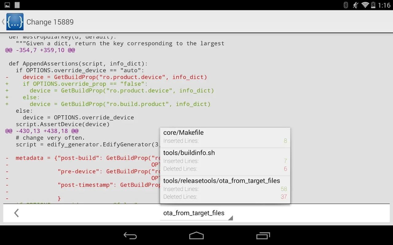 mGerrit for Android: Streamlined Code Review