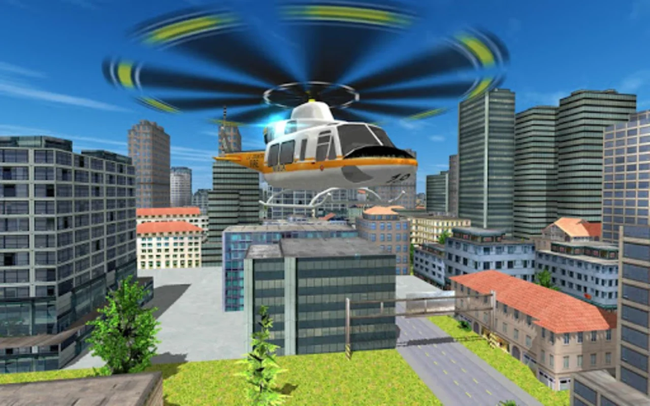 City Helicopter Flight for Android - Thrilling Flights