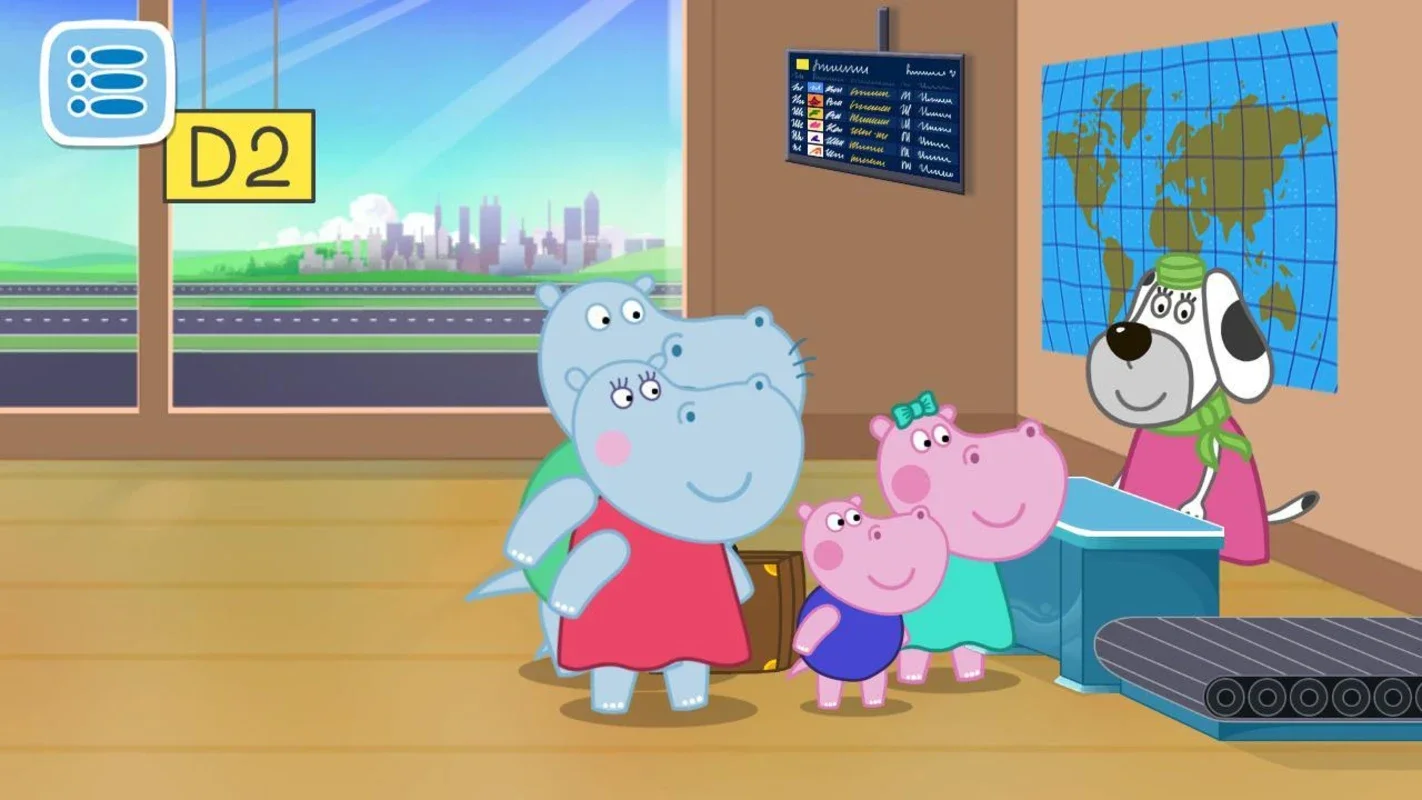 Hippo: Airport Profession for Android - Fun for Kids