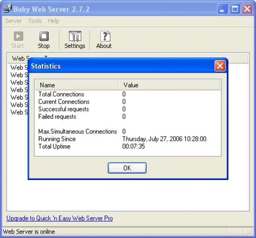 Baby Web Server for Windows - Simplify Web Hosting