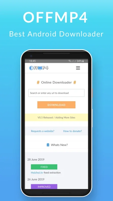 OFFMP4 for Android - Effortless Audio & Video Downloads