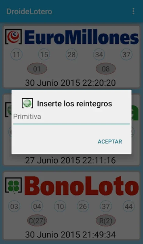 Droide Lotero - Loterías for Android: Your Lottery Companion