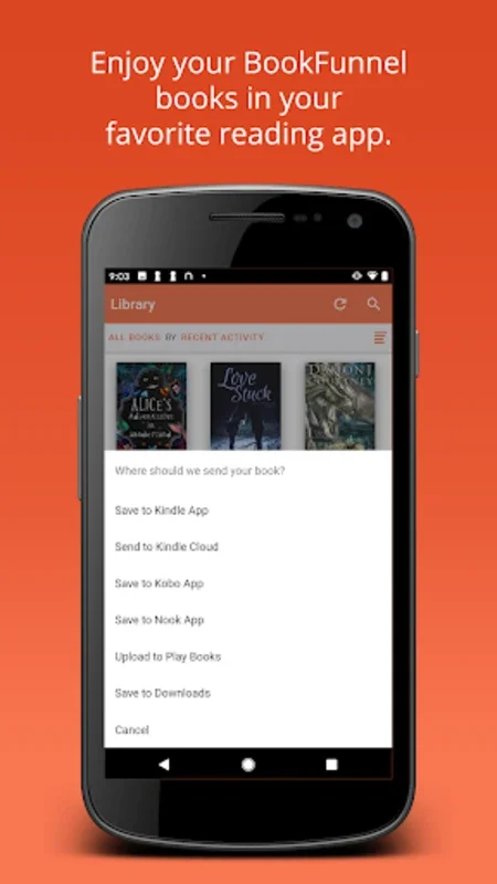 BookFunnel for Android - Streamlined Reading Experience