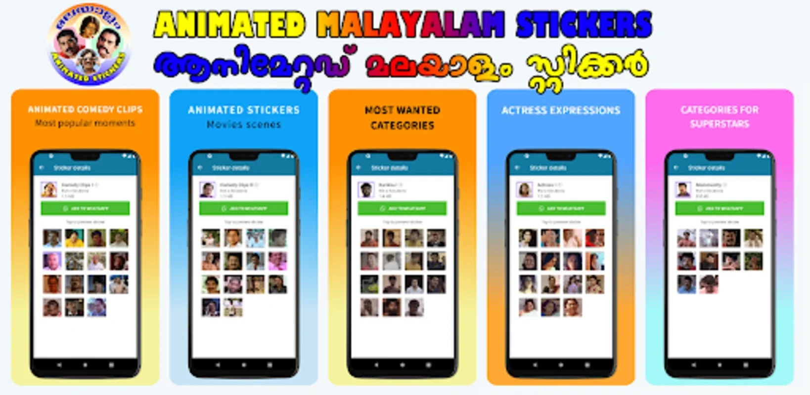 Animated Malayalam Stickers for Android: Spice Up Your WhatsApp Chats