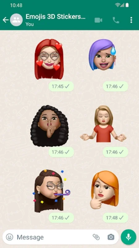 Emojis 3D Stickers WASticker for Android: Enhance Chats