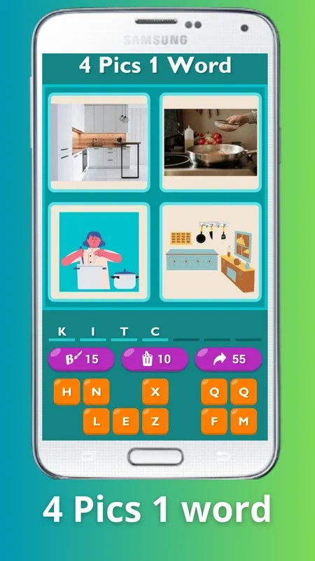 4 Pics 1 Word for Android - Engaging Word Puzzle