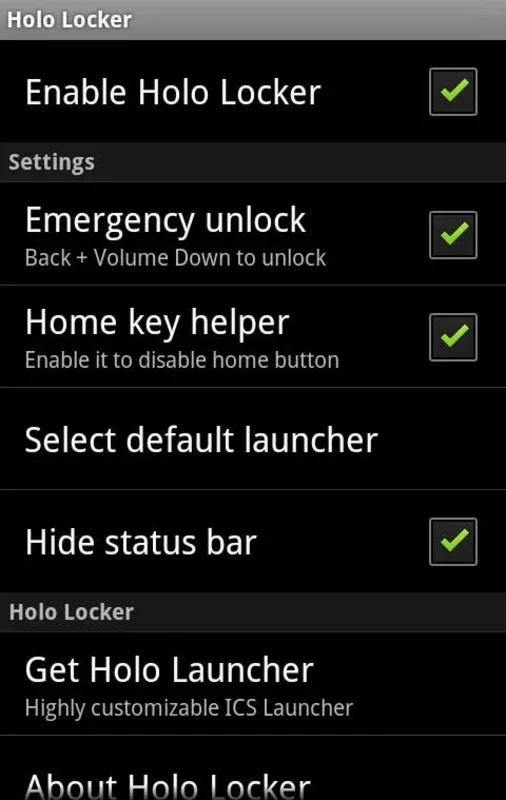 Holo Locker for Android - Elegant Lock Screen