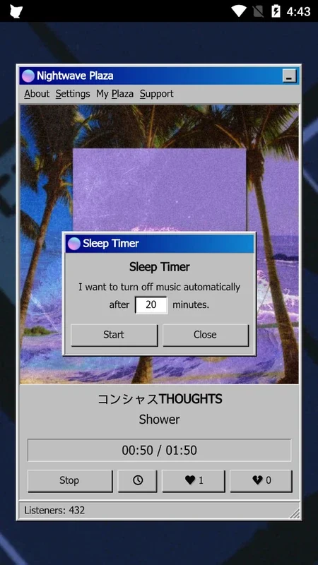 Nightwave Plaza for Android - Enjoy Vaporwave Music and Wallpaper