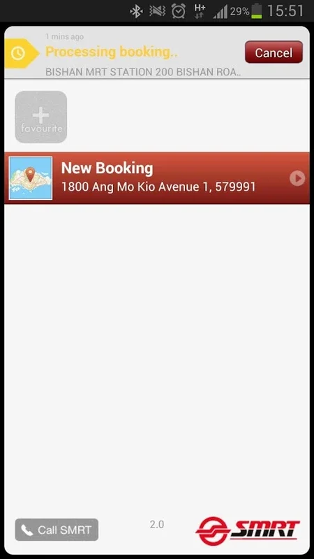 SMRT Book a Taxi for Android - Streamlined Taxi Booking