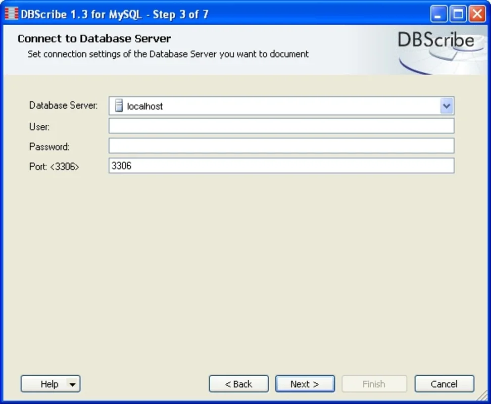 DBScribe for MySQL: Automated Documentation for Windows