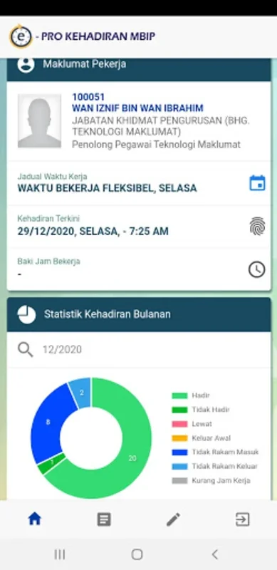 eProKehadiran MBIP for Android - Efficient Attendance Tracking