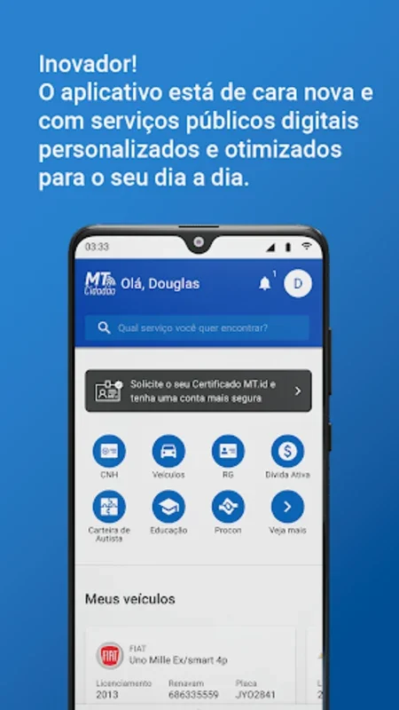 MT Cidadão for Android - Streamlining Public Services