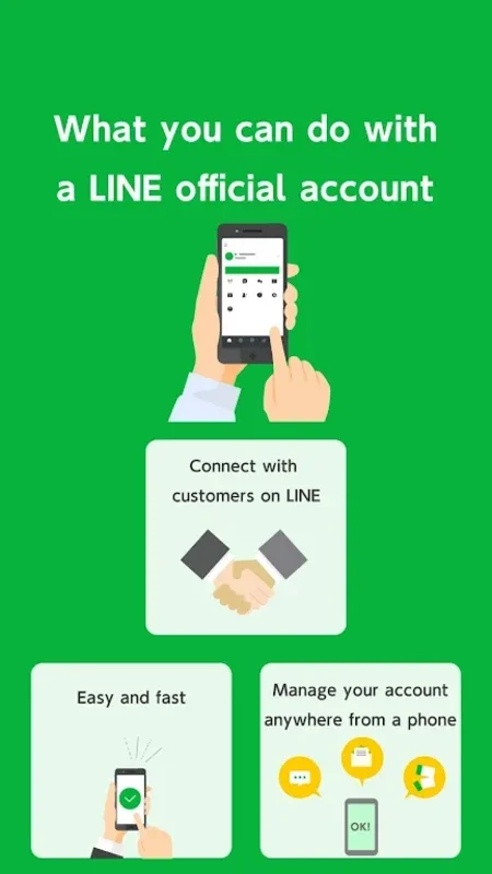 LINE Official Account for Android - Boosting Business - Customer Communication