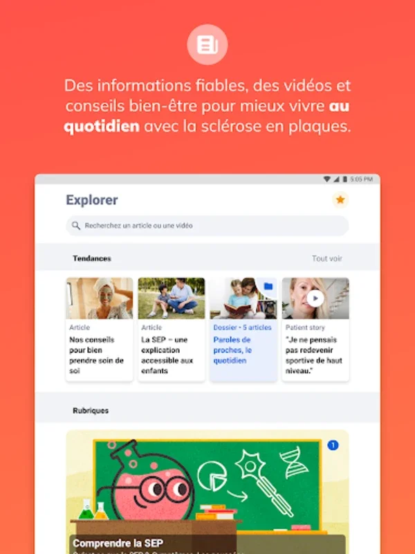 Cleo : mieux vivre avec la SEP for Android - Comprehensive MS Management