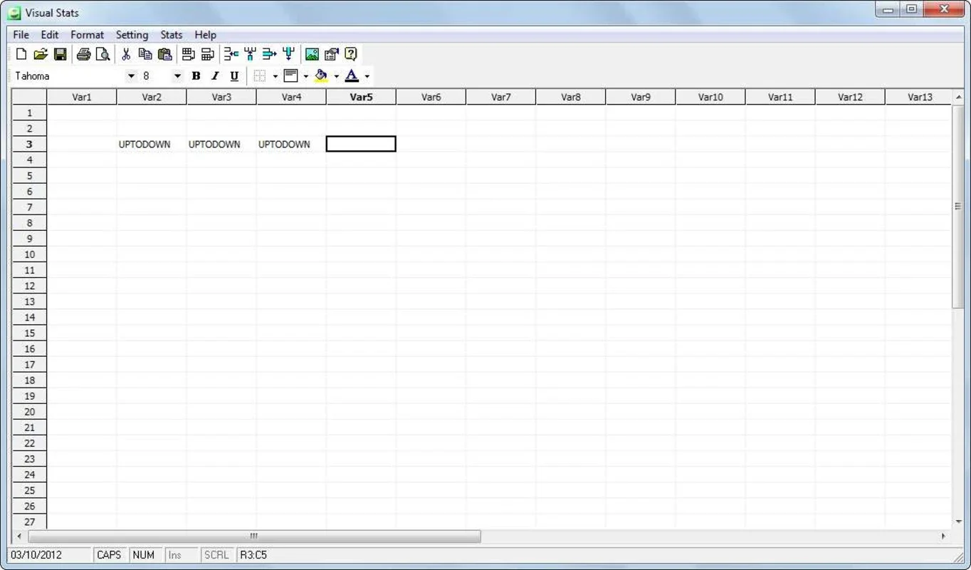 Visual Stats for Windows - Intuitive Statistical Editing