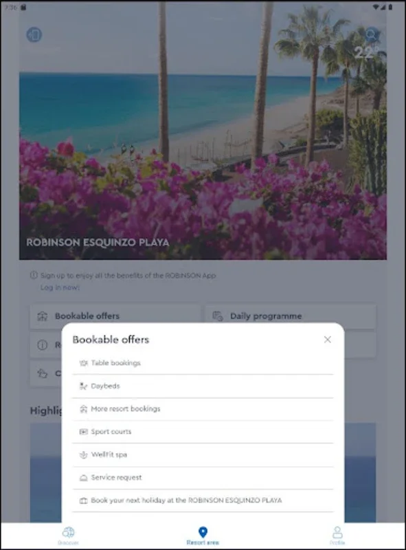 ROBINSON App for Android - Enhance Your Resort Experience