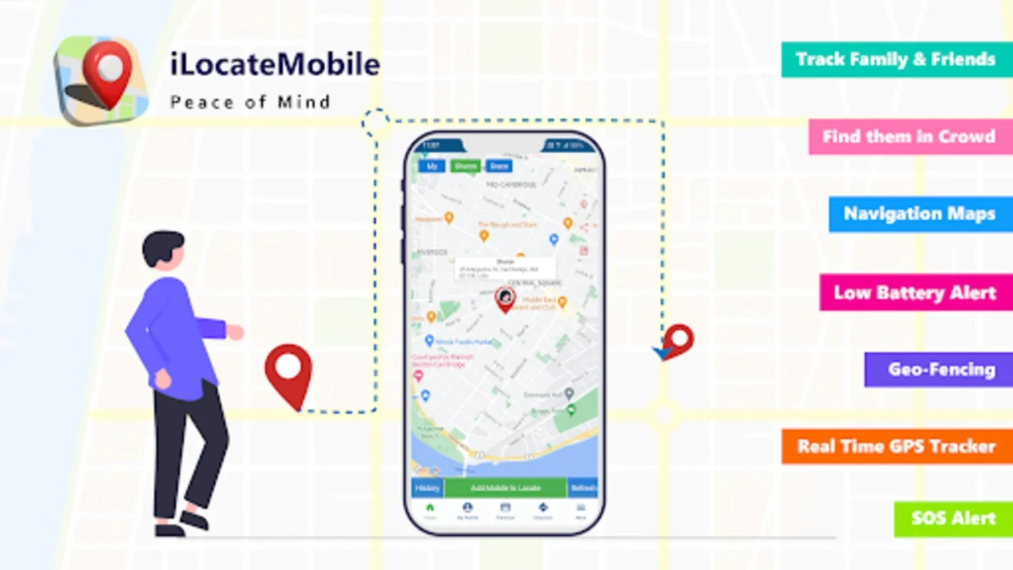 Track a Phone - Family Tracker for Android - Secure Location Sharing