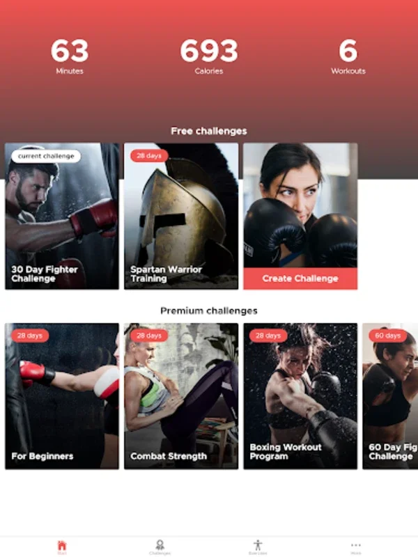 30 Day Fighter Challenge for Android - Transformative Workouts