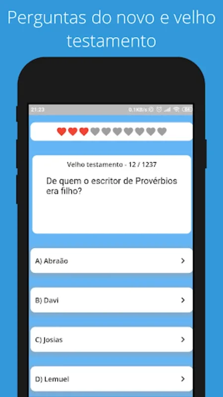 Perguntas da Bíblia for Android - Enhance Your Biblical Knowledge