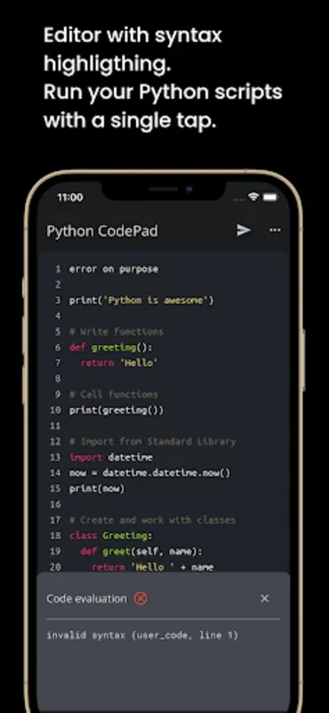 Python CodePad - Compiler&IDE for Android: A Mobile Python Development Tool