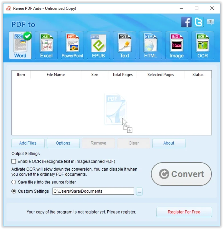 Renee PDF Aide for Windows - Convert PDF Files Easily