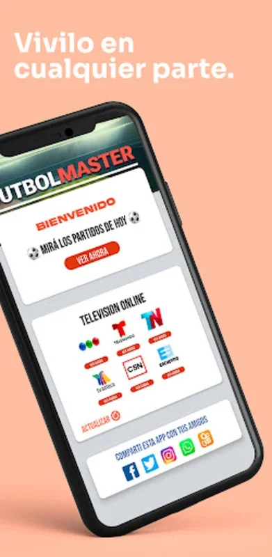 Futbol Master for Android - Track Soccer Live