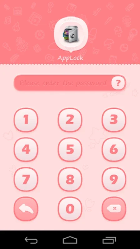 AppLock Theme Pink for Android - Secure Your Apps with Style