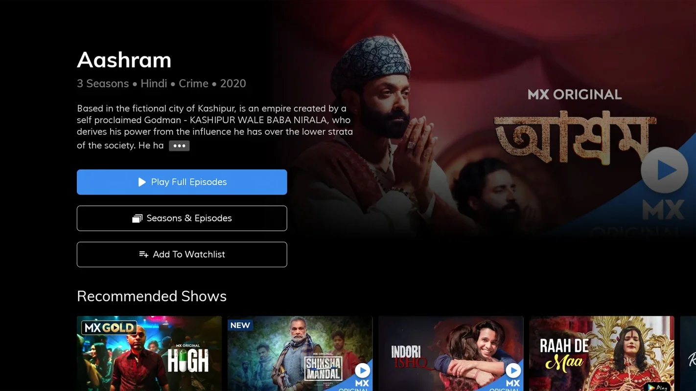 MX Player TV for Android: Stream Diverse Content on Smart TV