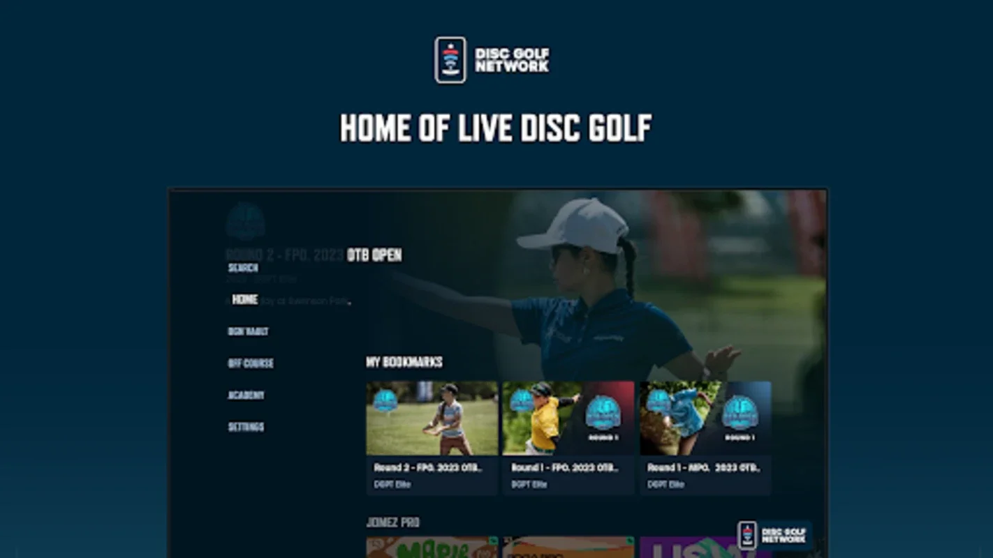 Disc Golf Network for Android - Immersive Disc Golf Experience