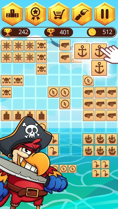 10x10 Pirates for Android - Engaging Puzzle Game