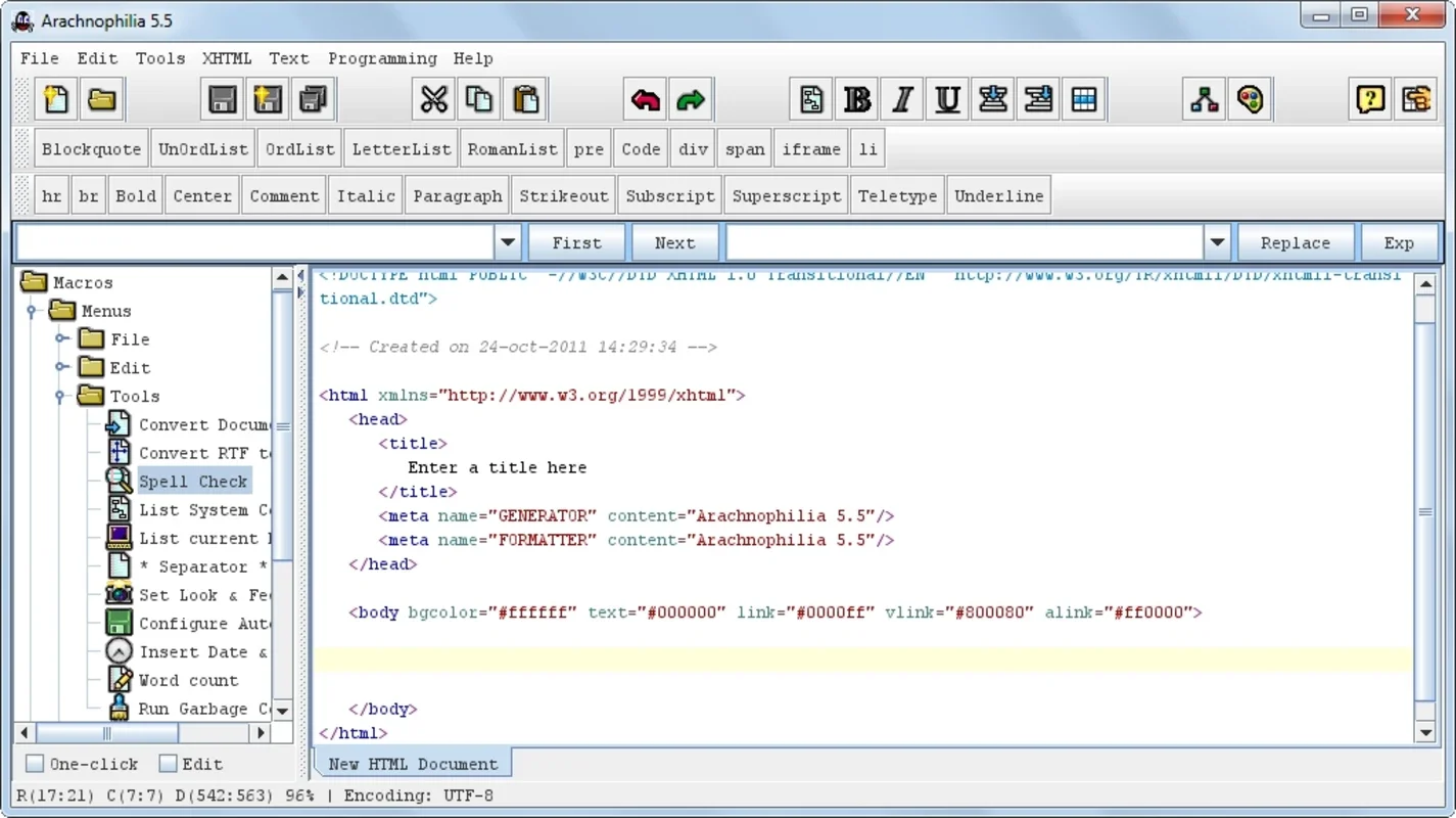 Arachnophilia: A Powerful HTML Editor for Windows